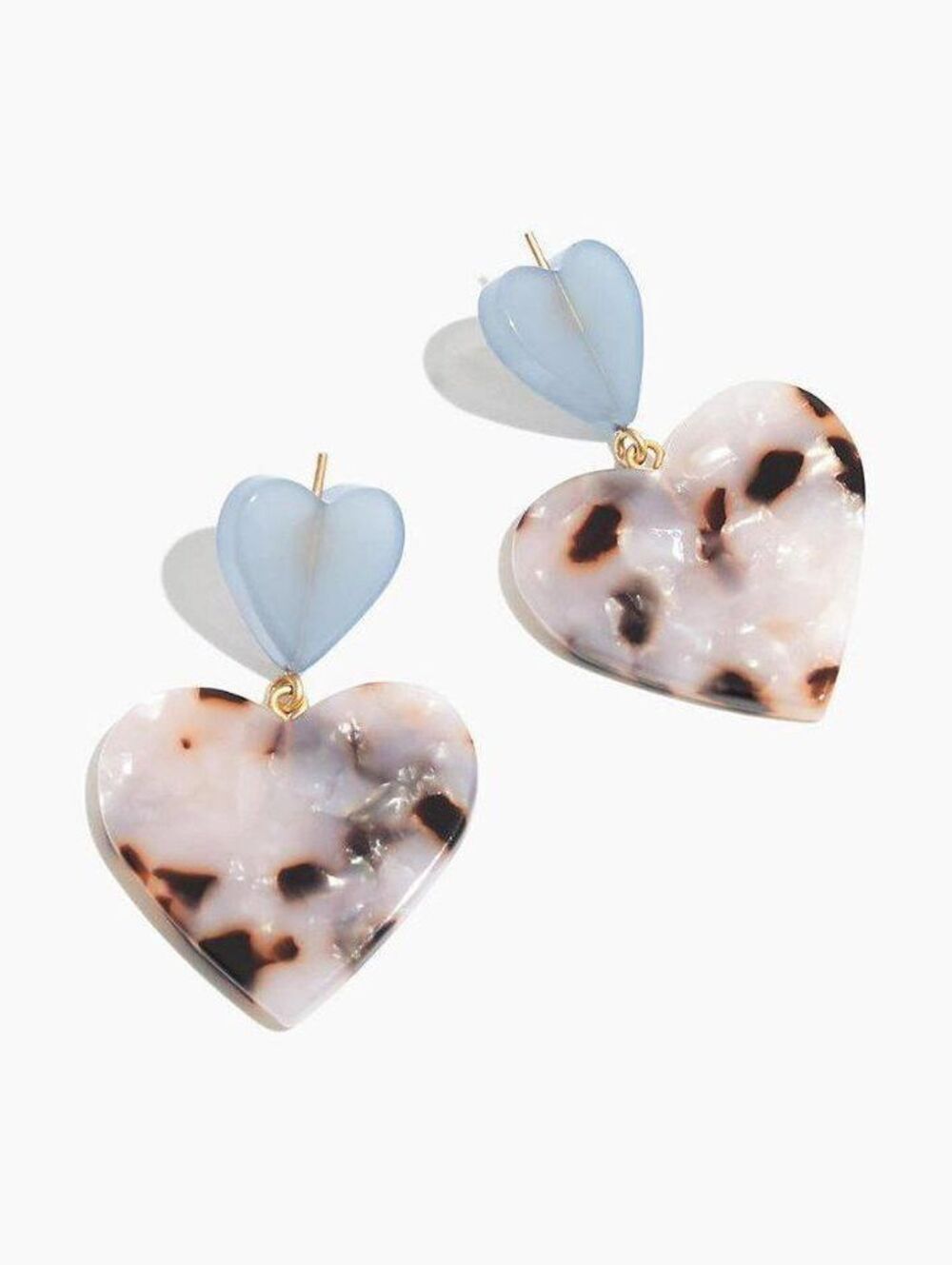 Madewell Heart of Hearts Statement Earrings